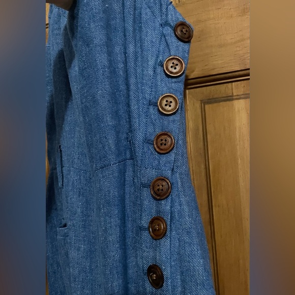 Measurements updated. Anthropologie Sharlene halter jumpsuit - Picture 12 of 16